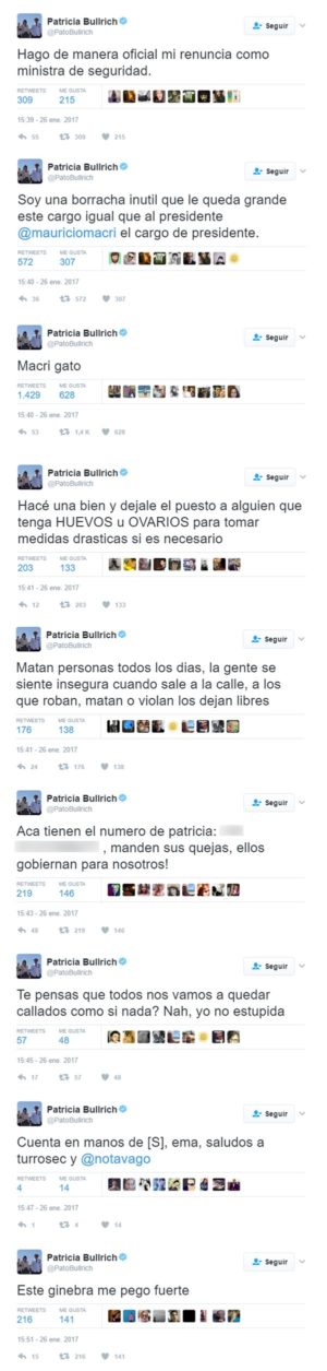 Los mejores memes del hackeo al twitter de Patricia Bullrich