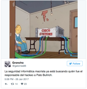 Los mejores memes del hackeo al twitter de Patricia Bullrich 4