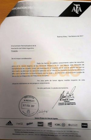 Investigarán a todo el Tribunal de Disciplina de la AFA