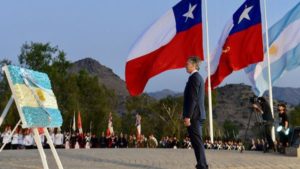 Macri y y Bachelet encabezaron el acto por el bicentenario de la Batalla de Chacabuco