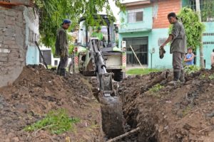 San Fernando realizó obras hidráulicas en Virreyes Oeste 1