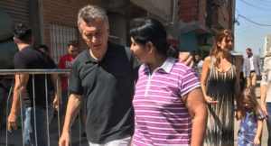 Macri visitó el comedor de Margarita Barrientos 1