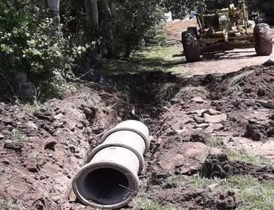 Avanzan las obras viales en Florencio Varela