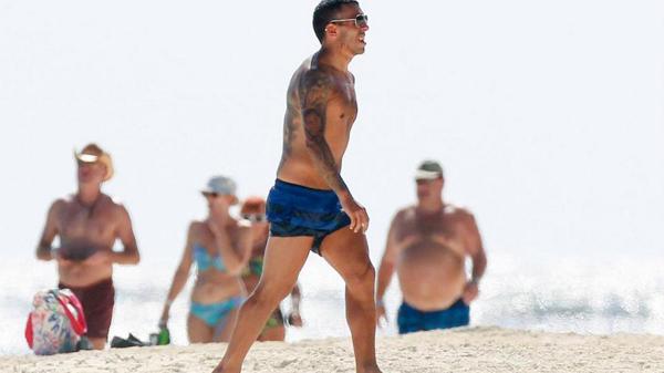 Las vacaciones de Tevez en Cancún antes de irse a China