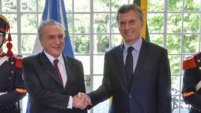 Macri viajará a Brasil para encontrarse con Temer