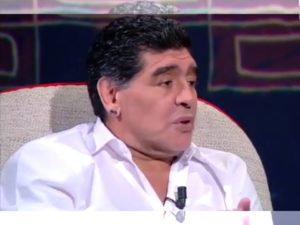 Maradona habló de la primera vez que consumió drogas