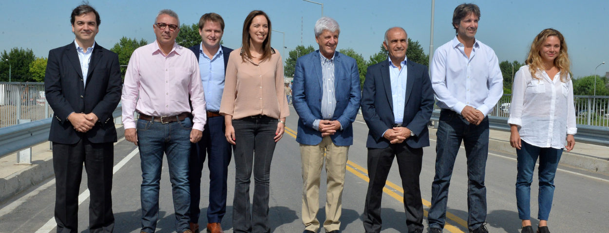 Vidal inauguró el nuevo puente "El Taurita"