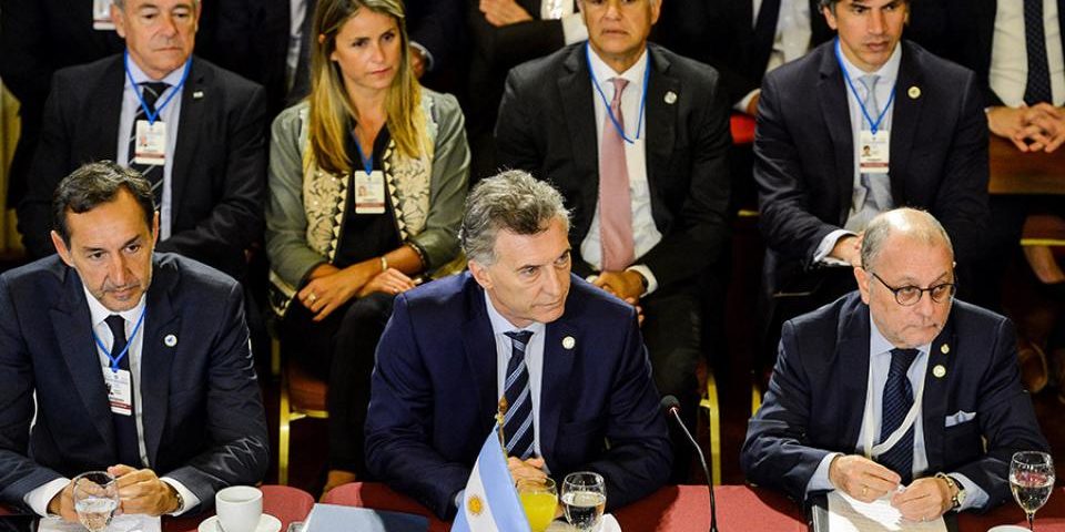 Macri asumió la presidencia del Mercosur